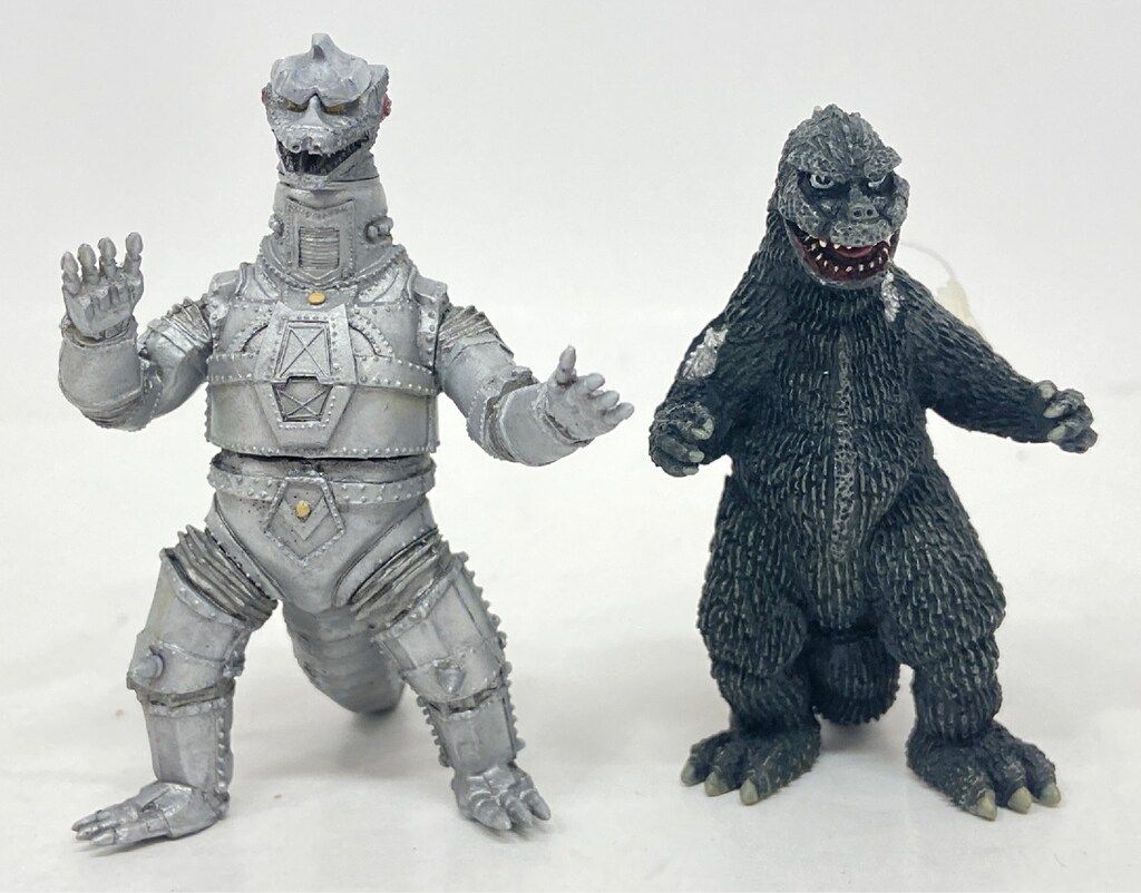 ★CAST ゴジラオーナメント特撮大百科 メカゴジラⅠ 強化再販単品版★ CAST ゴジラオーナメント特撮大百科EX メカゴジラI+にせゴジラ