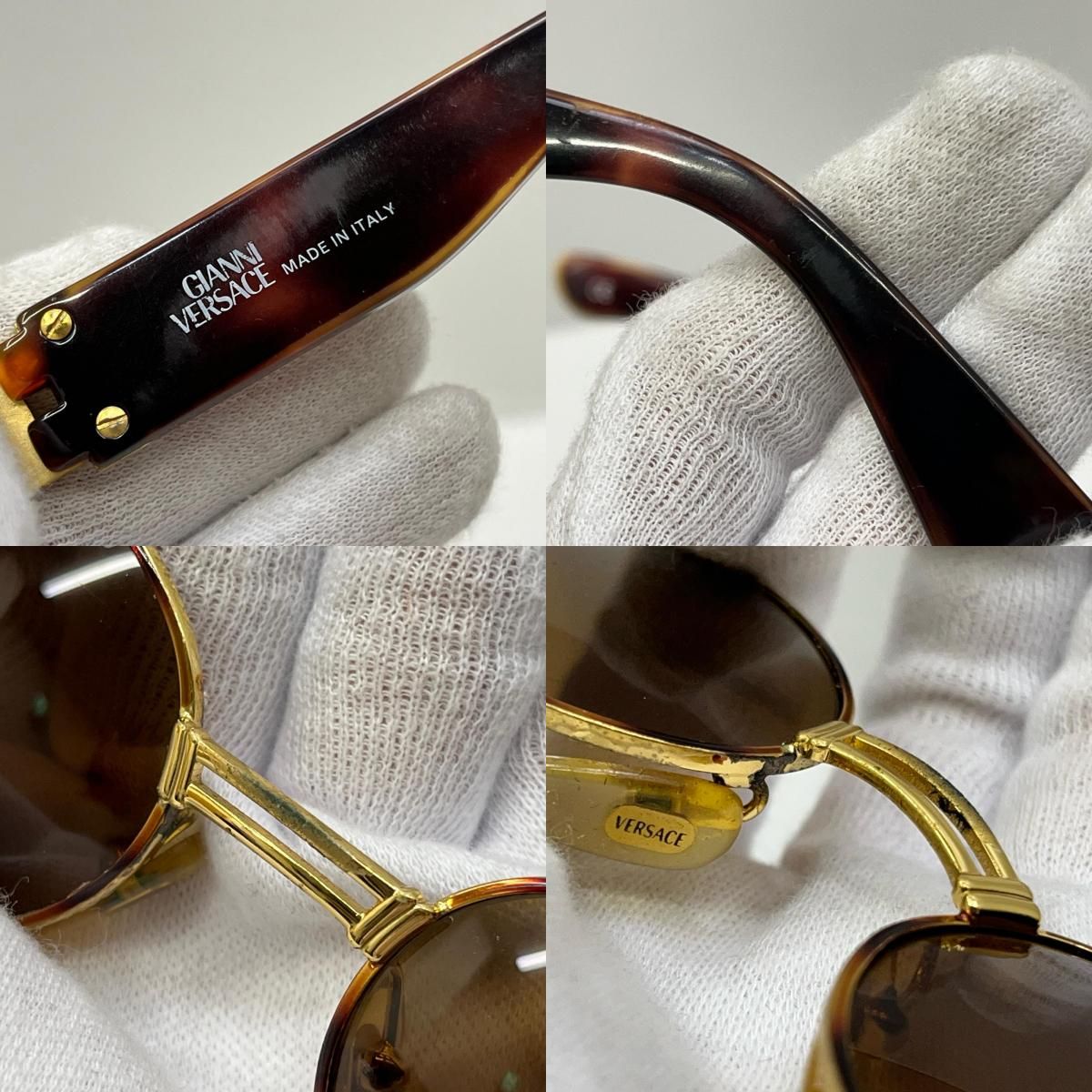 【加古川店】 中古 VERSACE | ヴェルサーチ サングラス MOD S71 ブラウン 【116】 加古川店】 中古 VERSACE | ヴェルサーチ サングラス MOD S71 ブラウン