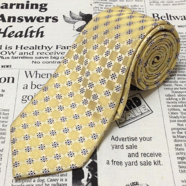 アクアスキュータム Aquascutum 微光沢 ネクタイ 日本製 シルク パターン柄 ミックス H-006820 ゆうパケット