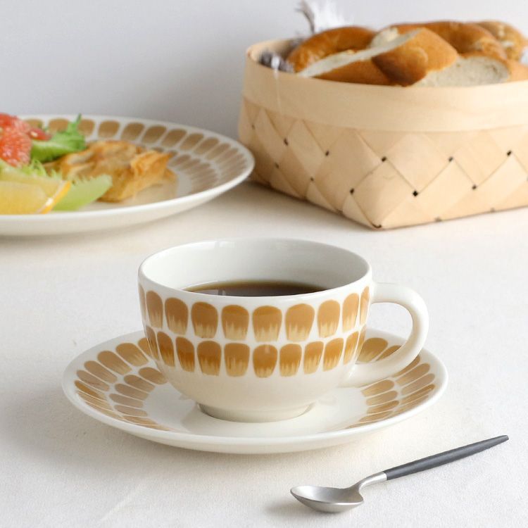 新品 アラビア 24h トゥオキオ ティーカップ＆ソーサー ベージュ