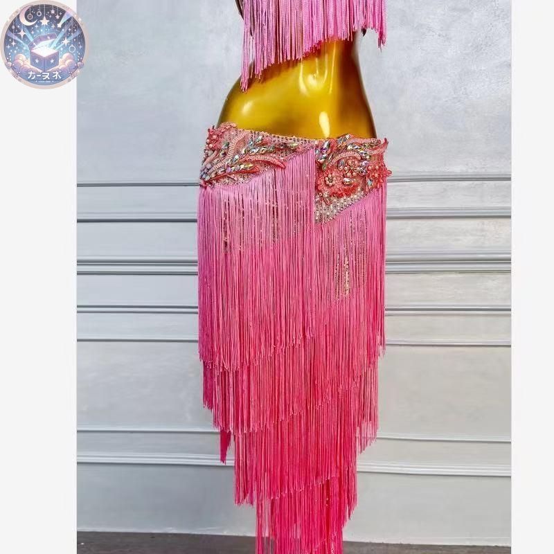 ベリーダンス オリエンタル衣装 ブラ スカート フリンジ オーダーメイド ベリーダンス オリエンタル衣装 フリンジ ブラ スカート