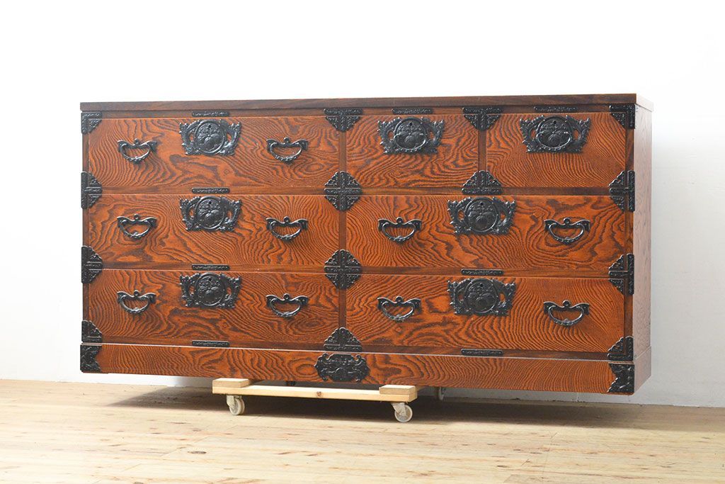 D 新品 アジアン チェスト マホガニー コロニアル カントリー 収納