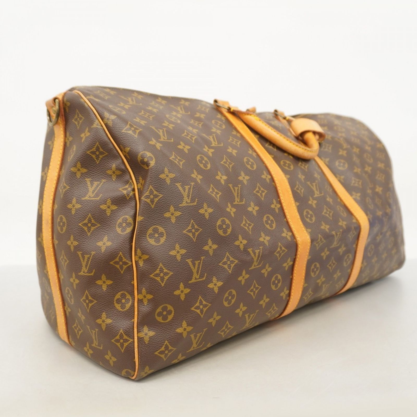 ルイ ヴィトン Louis Vuitton ルイ ヴィトン ボストンバッグ モノグラム キーポルバンドリエール60 M41412 ブラウンメンズ レディース P1460923
