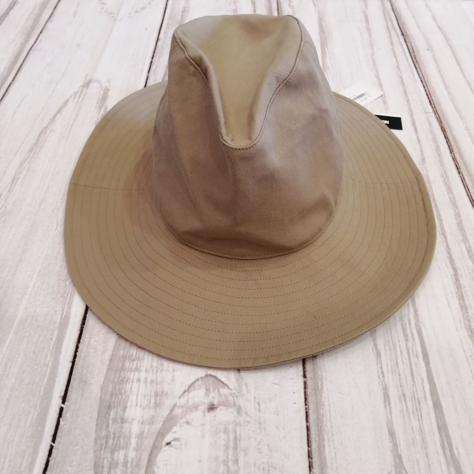 新古品タグ付きATTACHMENT x hat maker KIJIMA TAKAYUKI/アタッチメント/きじまたかゆき/ベージュカラー/コットンハット/サイズ:2/1790