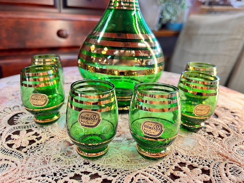 デカンタ＆ミニグラス コップ