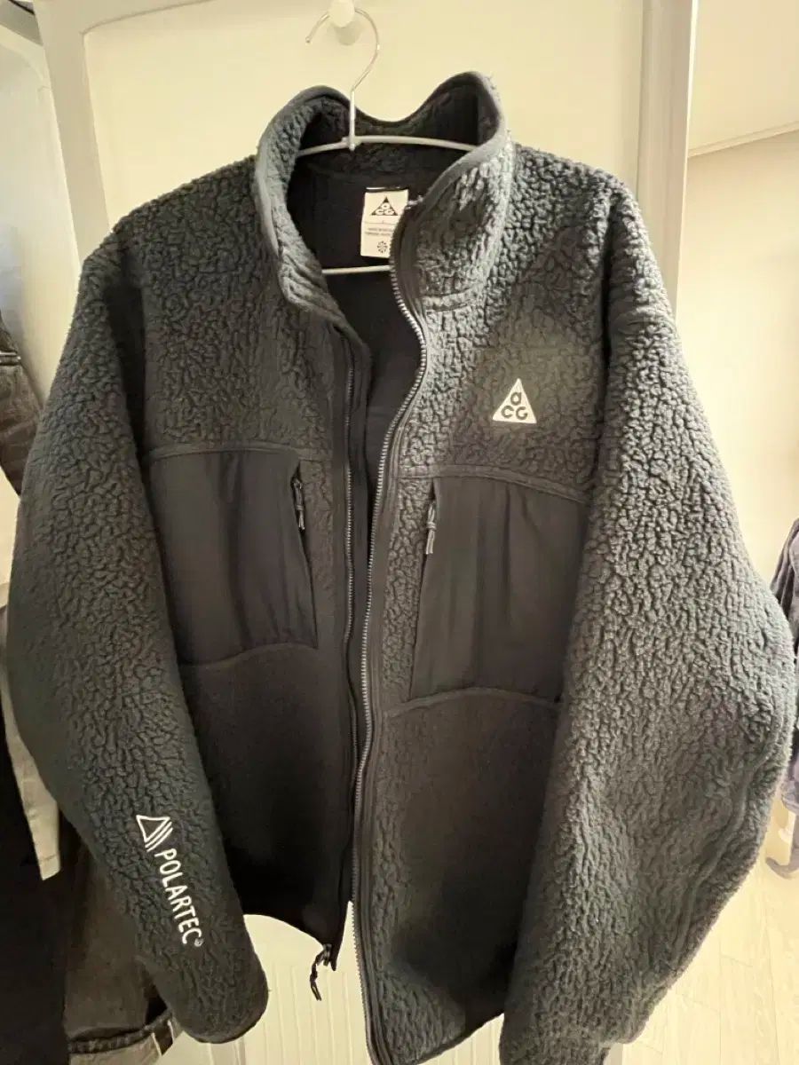 ナイキ ACG アーティック ウルフ フール ジップ トップス ブラック アンド アンスラサイト - アジア L