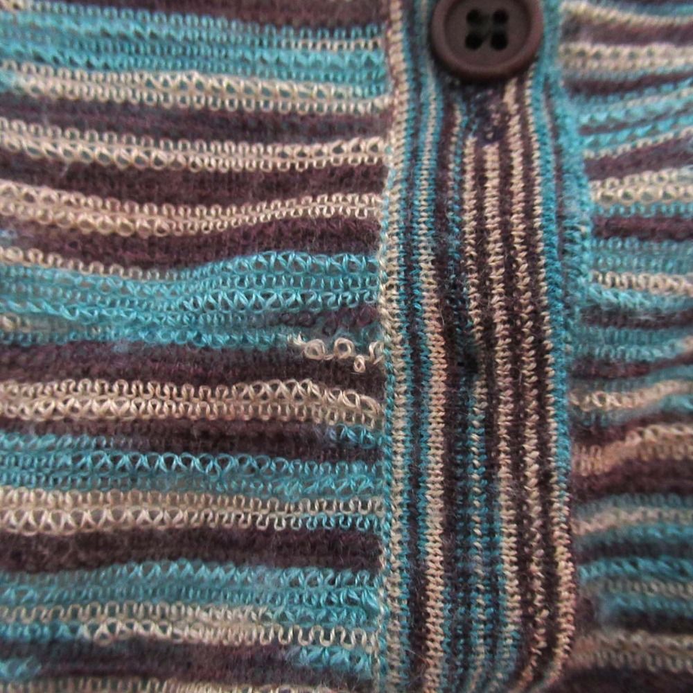 MISSONI ミッソーニ ボーダー柄 長袖 ニット カーディガン
