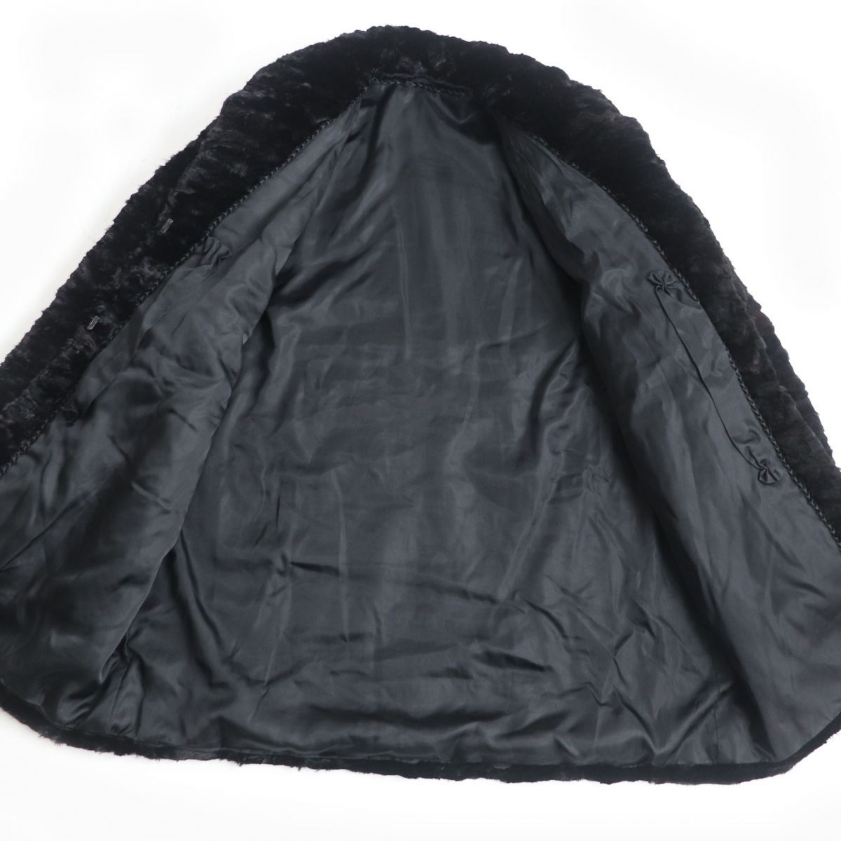 極美品☆MINK ハーフシェアードミンク 本毛皮コート ダークブラウン