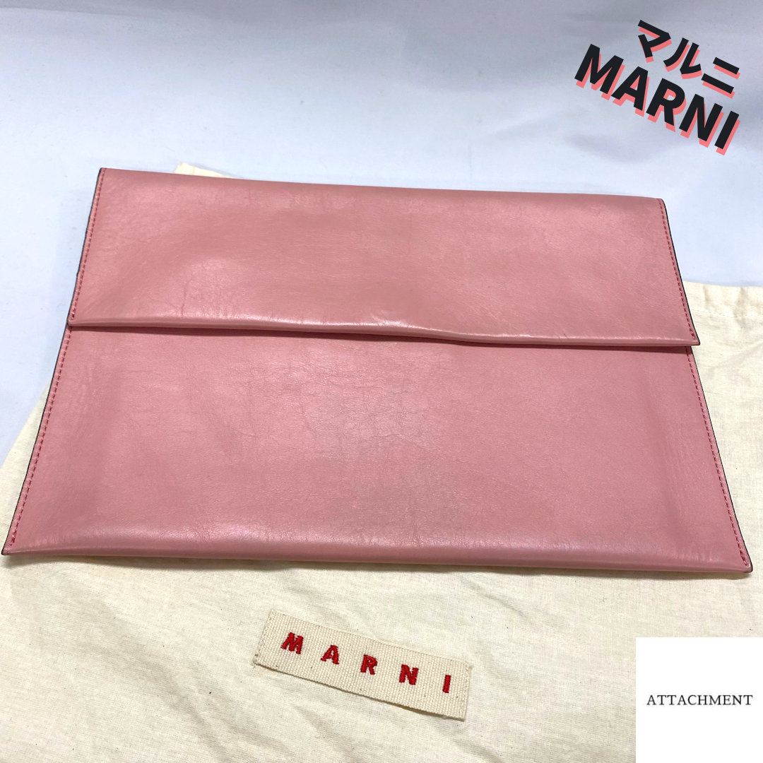 本物新品保証】【本物新品保証】MARNI メンズレザークラッチ その他