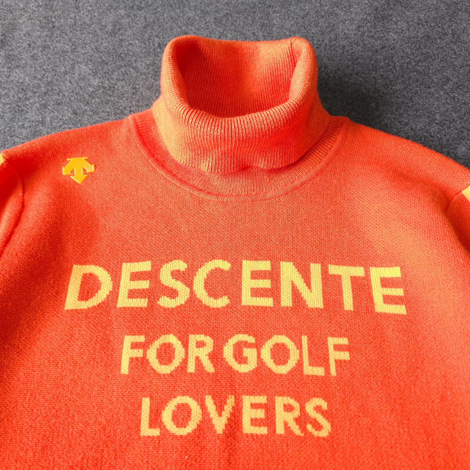 DESCENTE GOLF】デサントゴルフ 秋冬 長袖ゴルフニットセーター M