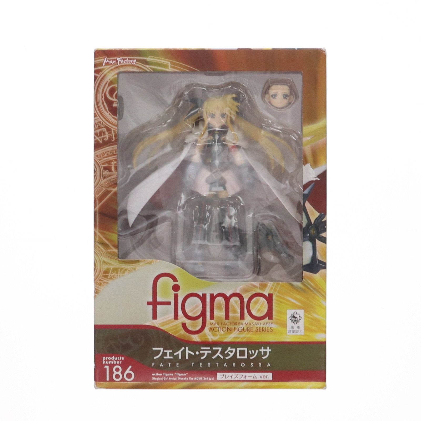 Max Factory - figma(フィグマ) 186 フェイト・テスタロッサ ブレイズフォームver. 魔法少女リリカルなのは The MOVIE 2nd A&#39;s 完成品 可動フィギュア マックスファクトリー figma フェイト・テスタロッサ ブレイズフォームver