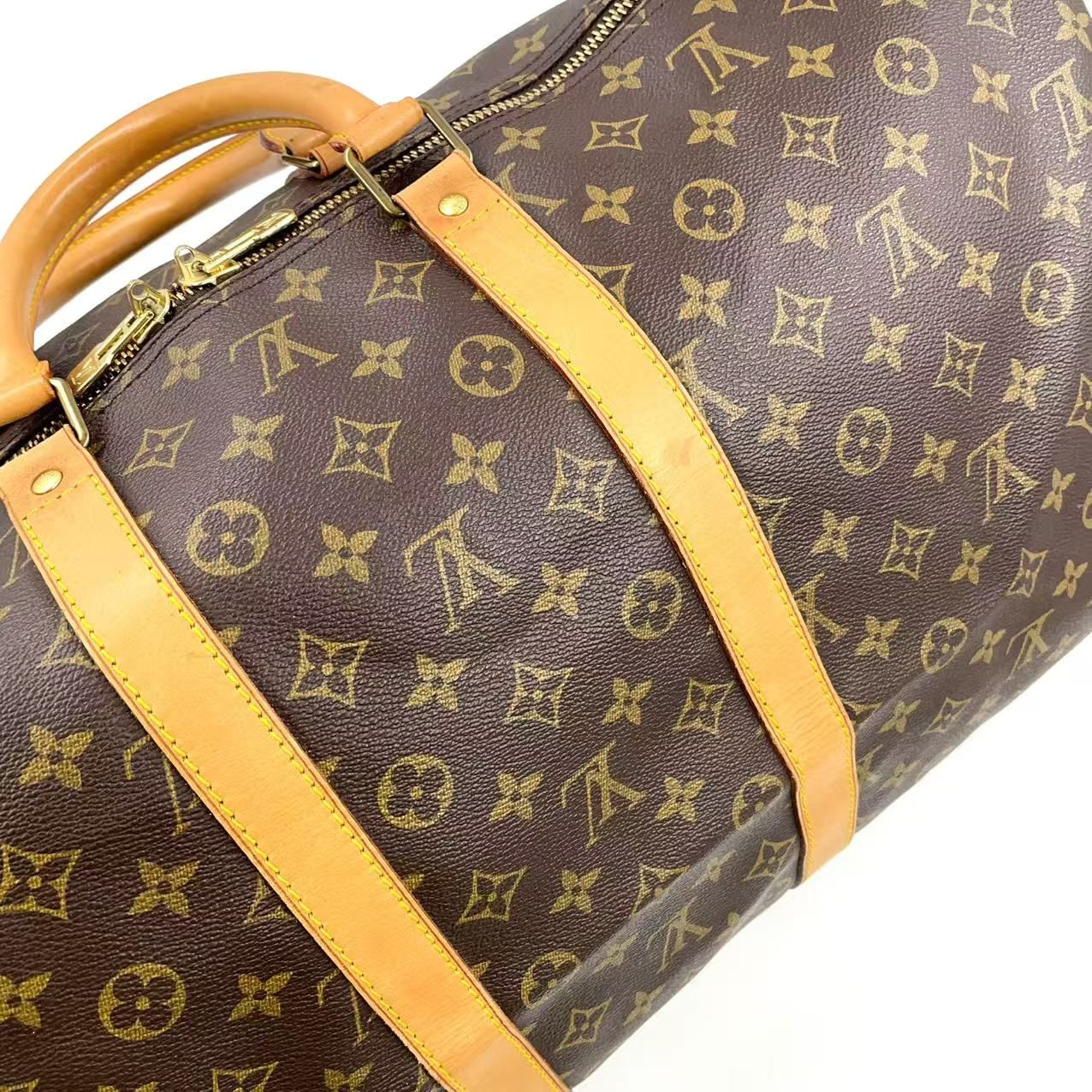 ブラウン ボストンバッグ