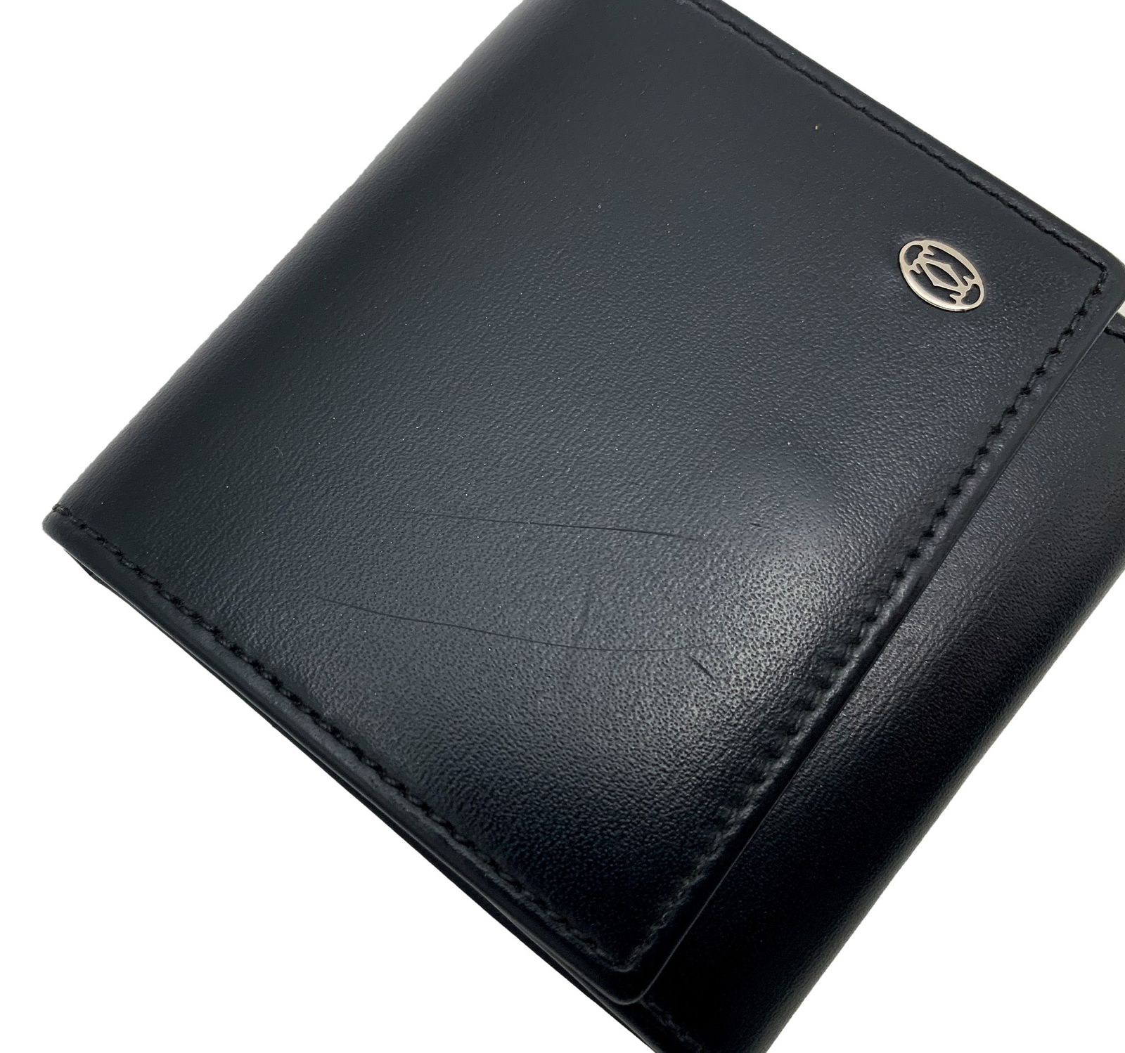 CARTIER Cartier カルティエ 黒 コインケース 小銭入れ サイフ 財布