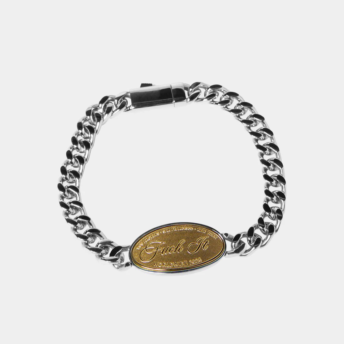 HUF FUCK IT BRACELET SILVER L|XLサイズ