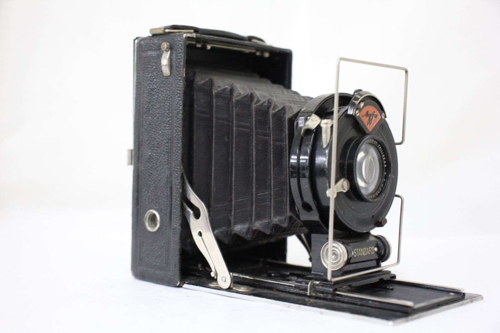 品 アグファ Agfa Standard Trilinear 10.5cm F4.5 蛇腹カメラ e878