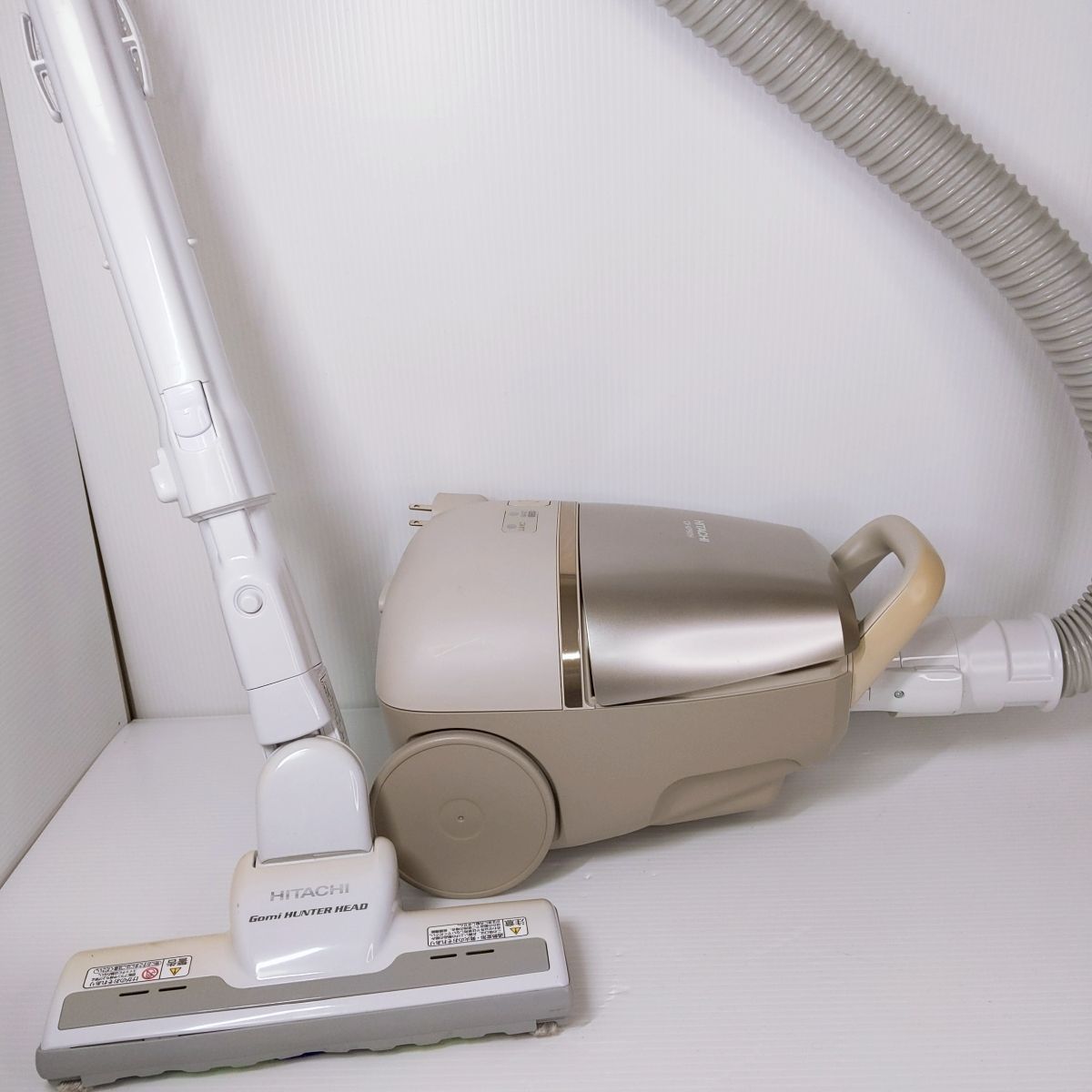 日立 紙パック式クリーナー かるパック CV-KP90H シャンパンゴールド ○YR-52907○