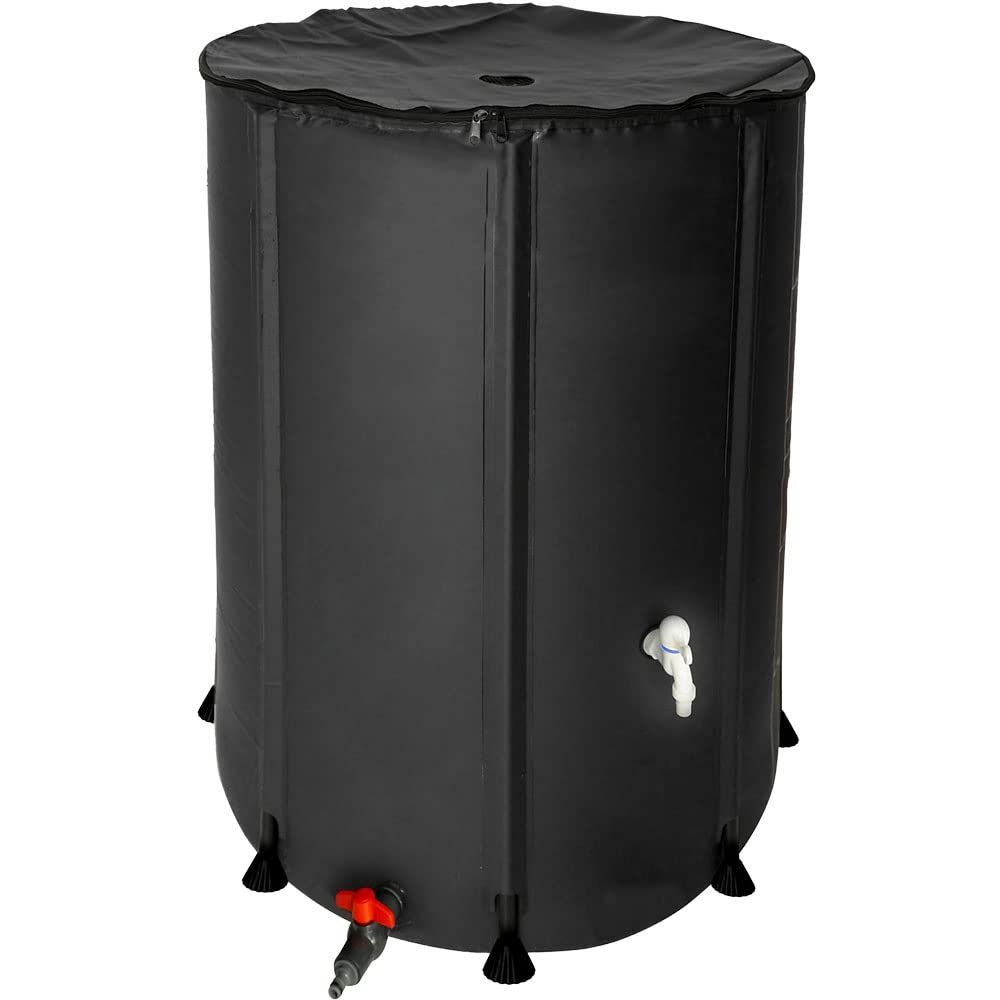 Size 200L 家庭用 貯水タンク 雨水タンク 大容量200L 折りたたみ式 蛇口付き 非常時 簡単設置 雨を貯めて節水 貯留タンク