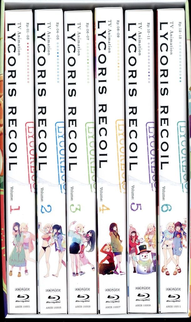 アニメBlu-ray BOX付 リコリス リコイル 完全生産 版 全6巻 セット BD クリーナー ブルーレイ 録画 方法