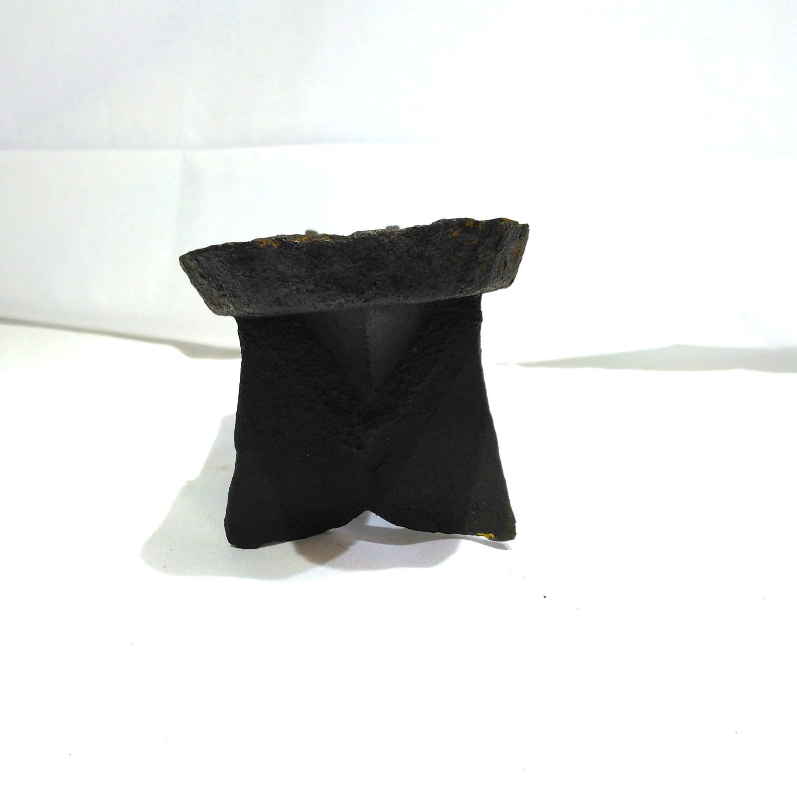 薬研 やげん 鉄製 漢方 粉砕 調剤道具 古民具アンティーク 鉄製 薬研 やげん 古道具 漢方 粉砕器 アンティーク A453 - メルカリ