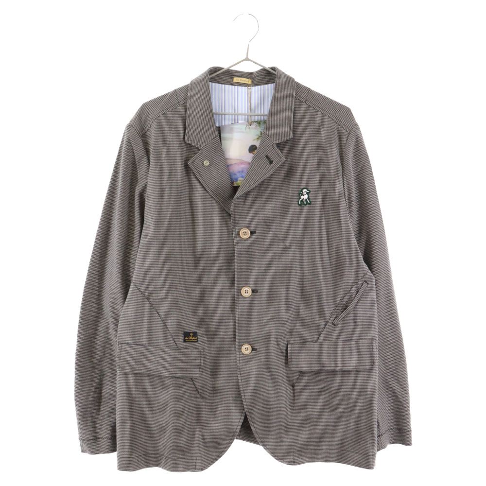 UNDERCOVER (アンダーカバー) Shepherd UNDERCOVER US1B4101-2 ザシェパード グレンチェックパッカリングクルーズジャケット ベージュ