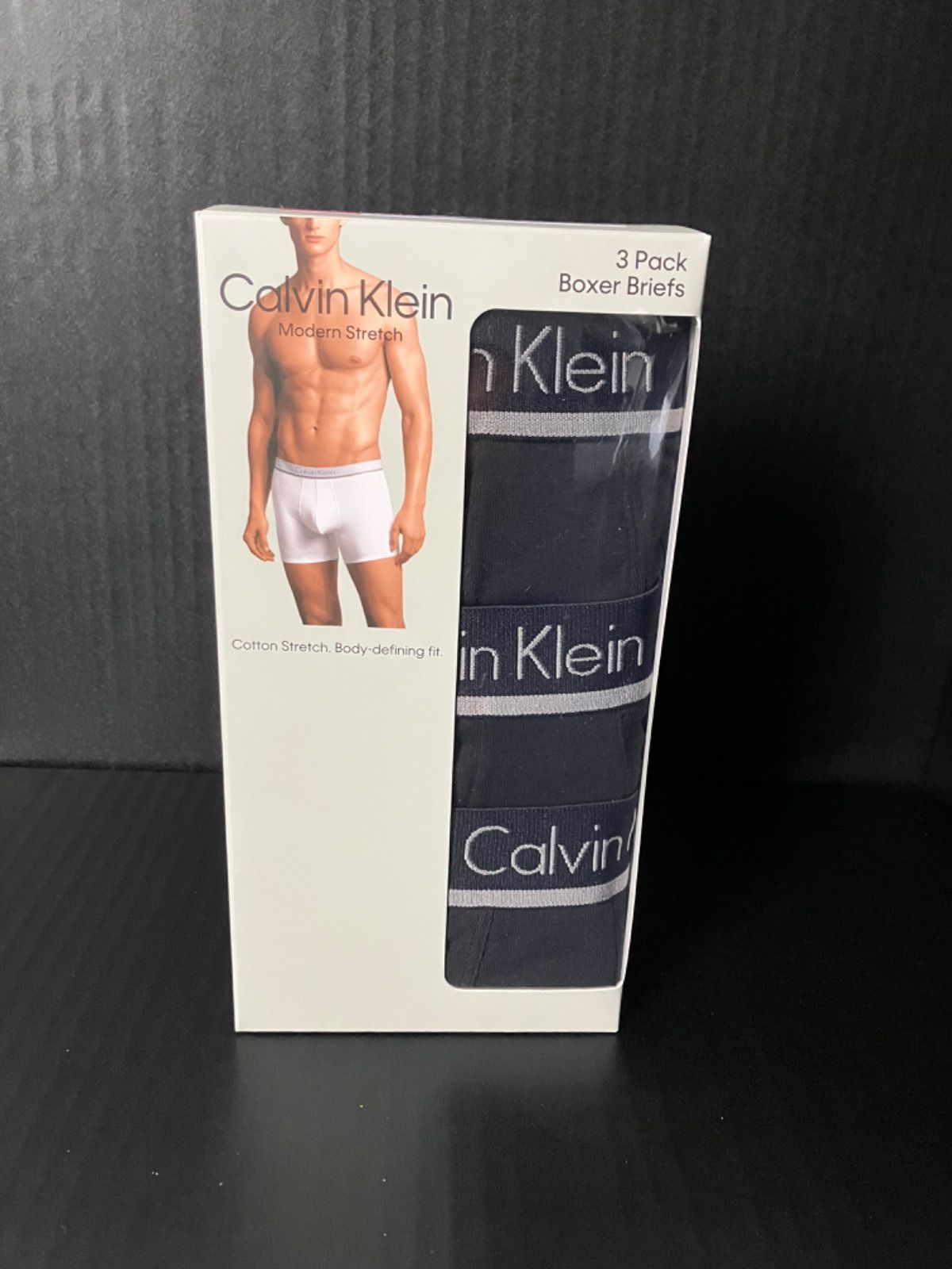 Calvin Klein メンズ　ボクサーパンツ　ブラック　3枚セット