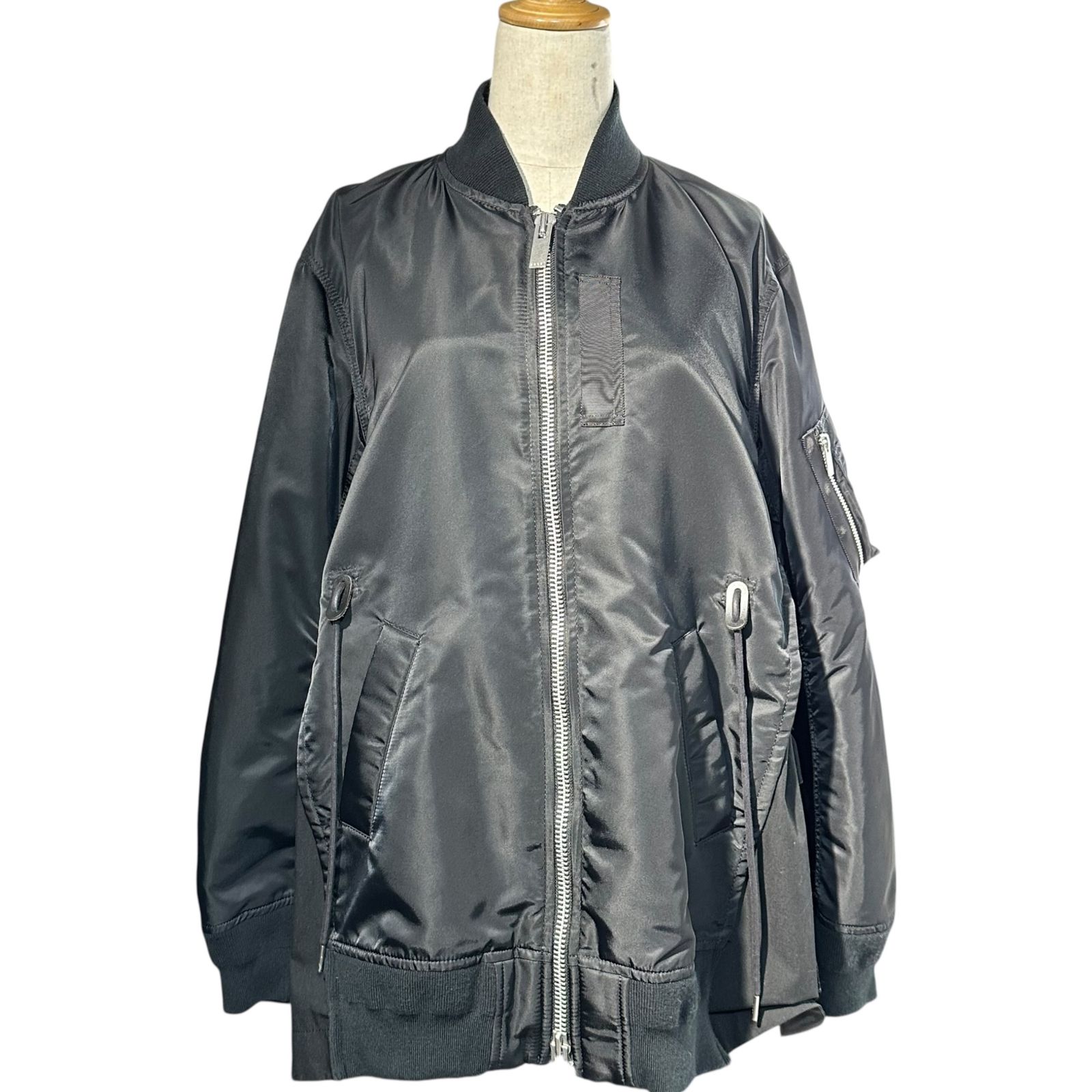 sacai(サカイ) 21AW NYLON TWILL BLOUSON MA-1 ナイロン ツイル