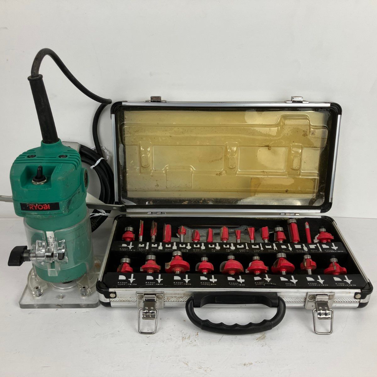 リョービ トリマ(TR-51) ＆ E-Value 超硬ルータービットセット RYOBI