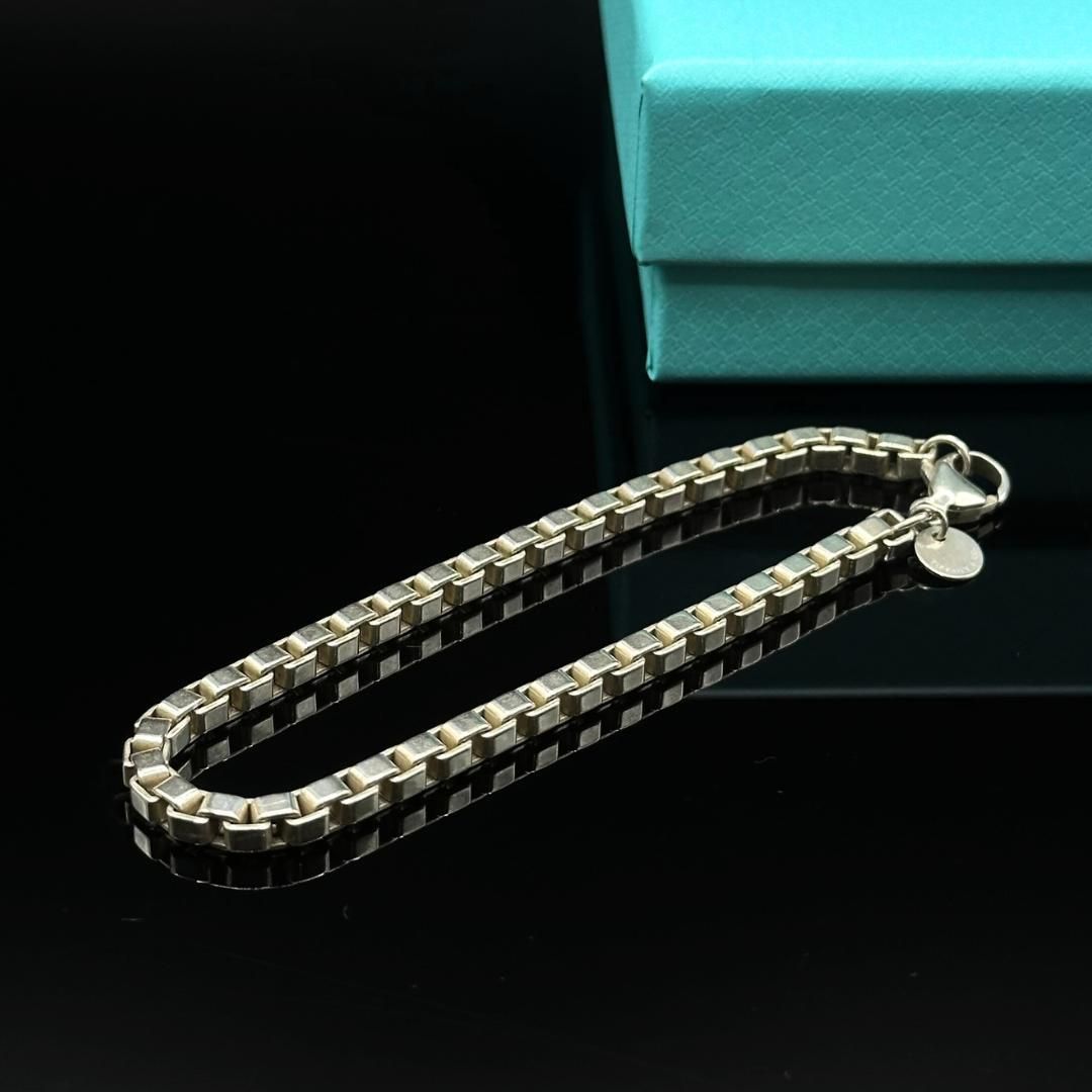 Tiffany & Co. 美品✨ベネチアン ブレスレット SV925 美品】Tiffany & Co ベネチアン ブレスレット SV925 - メルカリ