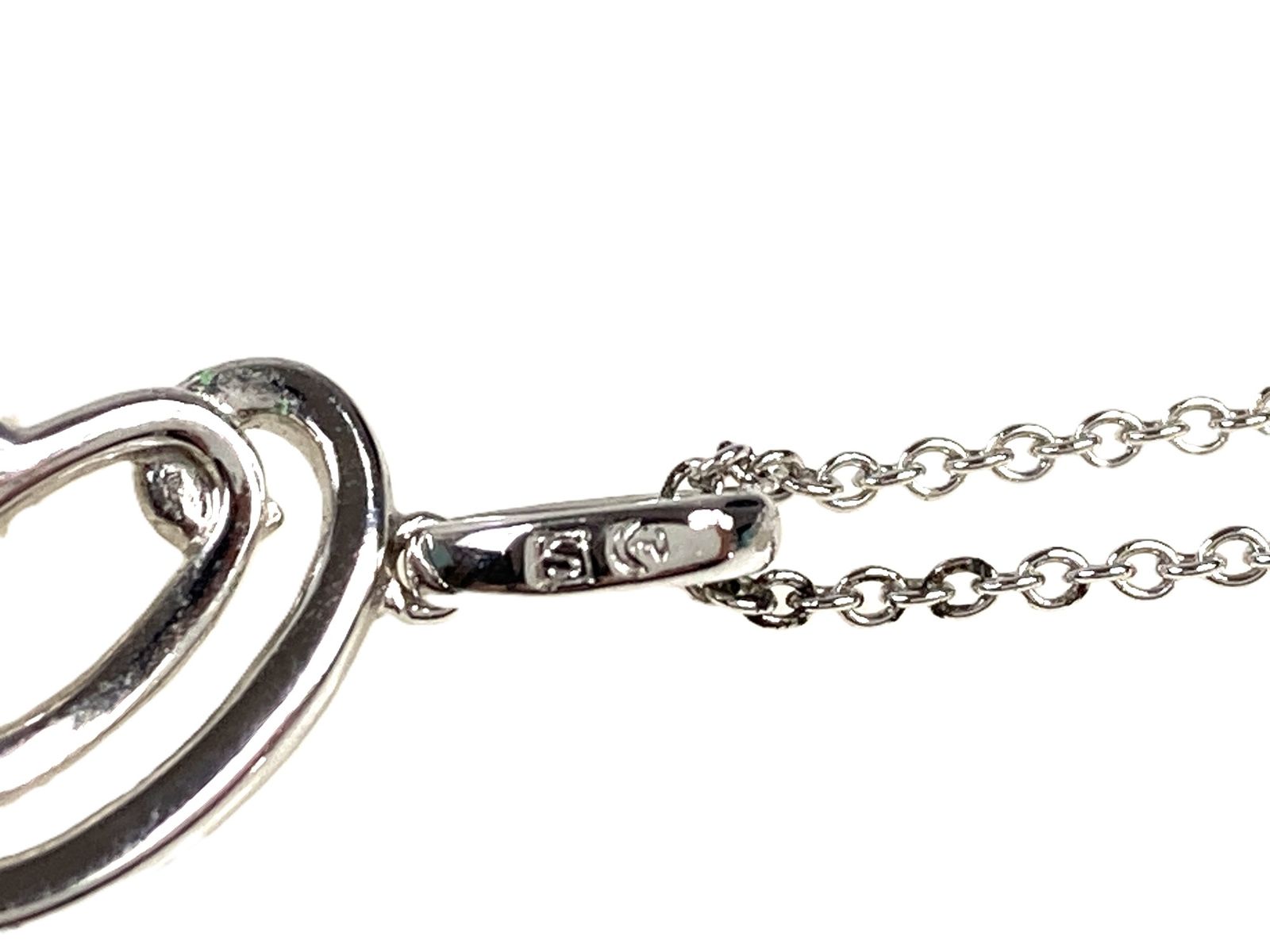 TASAKI田崎真珠　タサキ　アコヤパール　ダイヤモンド　シルバー　ネックレス 美品 田崎真珠 TASAKI ネックレス タサキマーク 留め具 SILVER