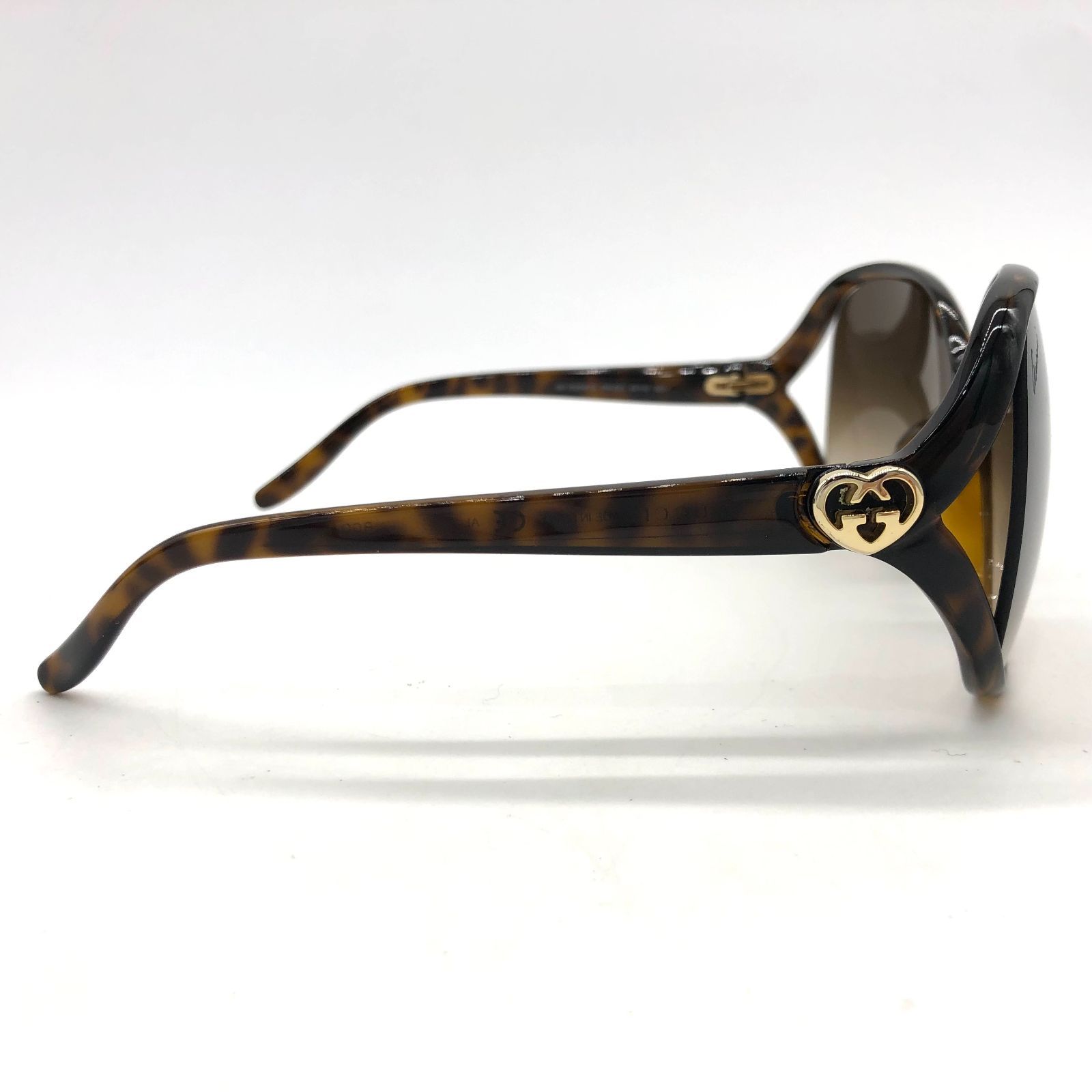 GUCCIグッチ ブラウン サングラス ハート型GG 3525