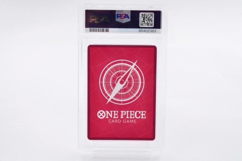 ワンピースカード ルフィ リーダー パラレル PSA10 アニメ L PSA10 ルフィ リーダーパラレル 緑紫 EB02-010 - メルカリ