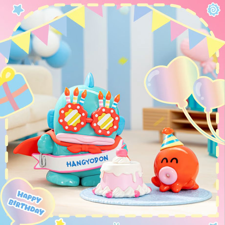 サンリオ ハンギョドン アクリルスタンド バースデー ハンギョドン🎂バースデーグッズ｜ハンギョドン💙グッズ情報
