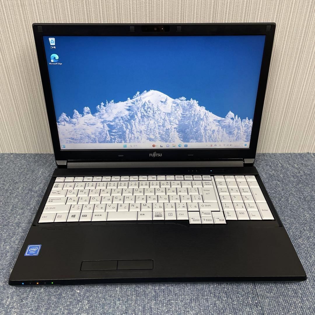美品　富士通 LIFEBOOK A577　ノートパソコン　Windows11　オフィス付き　8GB　爆速SSD256GB搭載　WIFI　カメラ　初期設定済み 12,567円