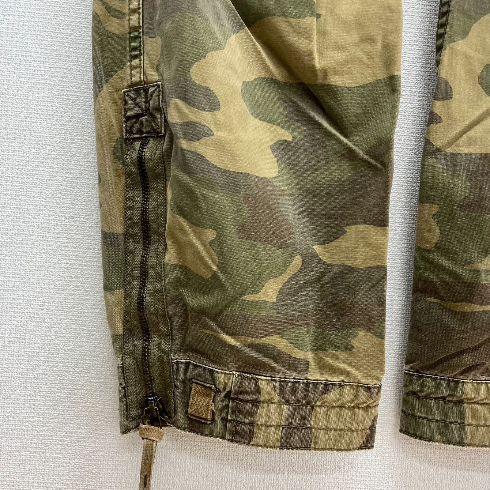 希少【アバクロンビー & フィッチ】30/カモ迷彩/カーゴ パンツ/ベッカム ✓90s A&F アバクロ 迷彩 カーゴパンツ ベッカム着用 - メルカリ