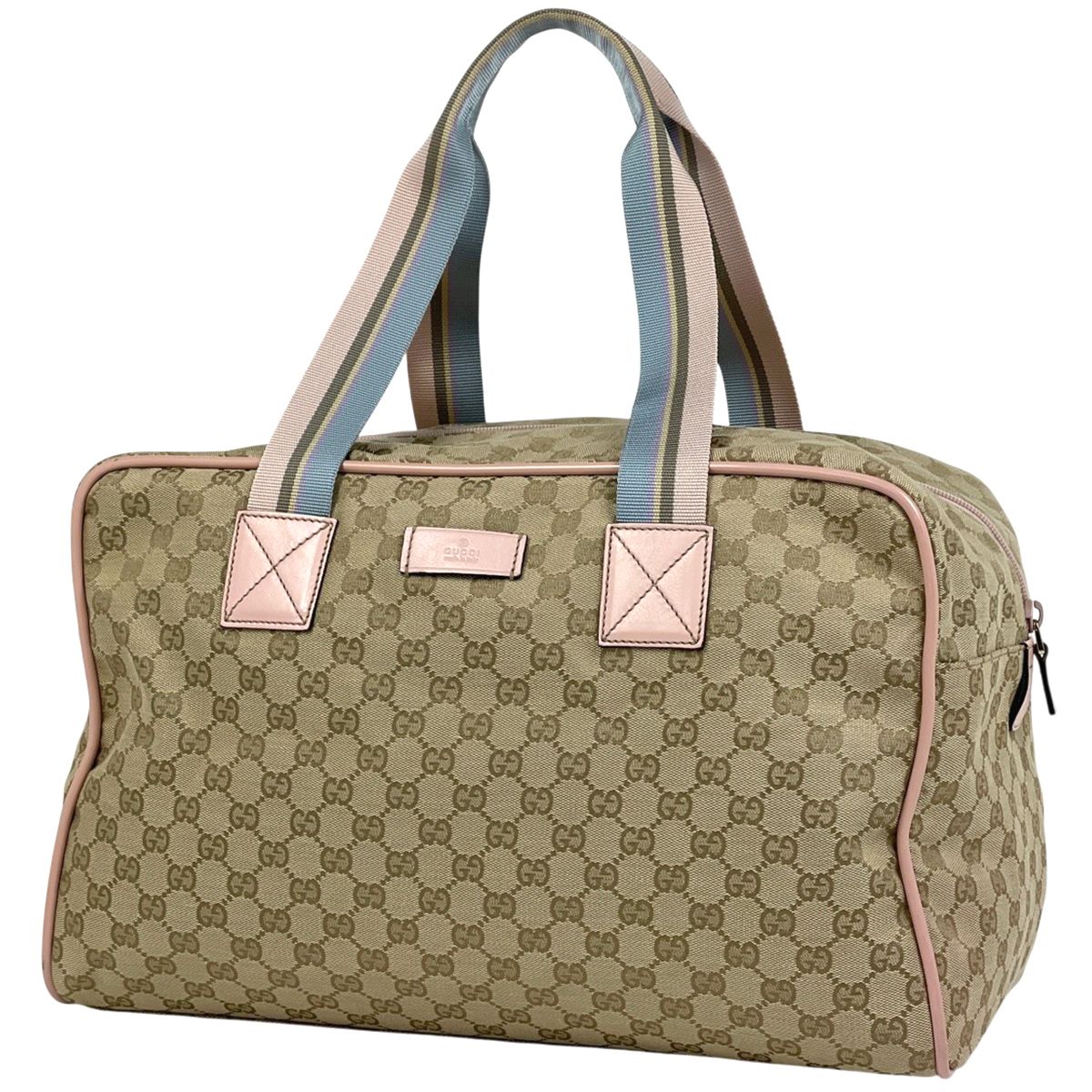 グッチ GUCCI GG柄 ボストンバッグ ショルダーバッグ ボストンバッグ GGキャンバス ベージュ ピンク 153240 レディース