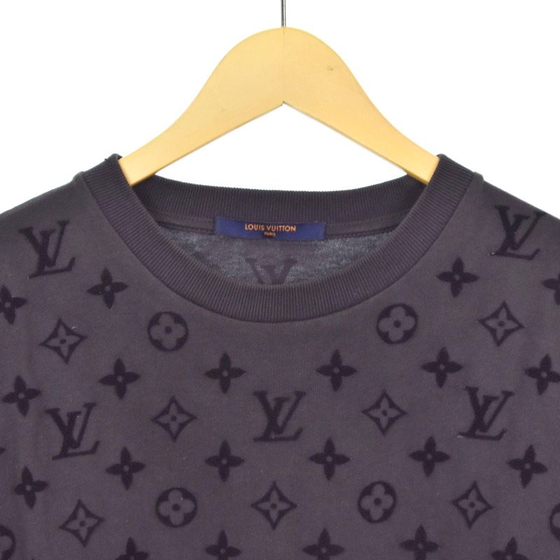 LOUIS VUITTON - ルイヴィトン 20SS ヴァージルアブロー モノグラム フックアンドループ ポーチ付 半袖Ｔシャツ トップス カットソー JYH HIY74W チャコール M【中古】 LOUIS VUITTON - ルイヴィトン 20SS ヴァージルアブロー