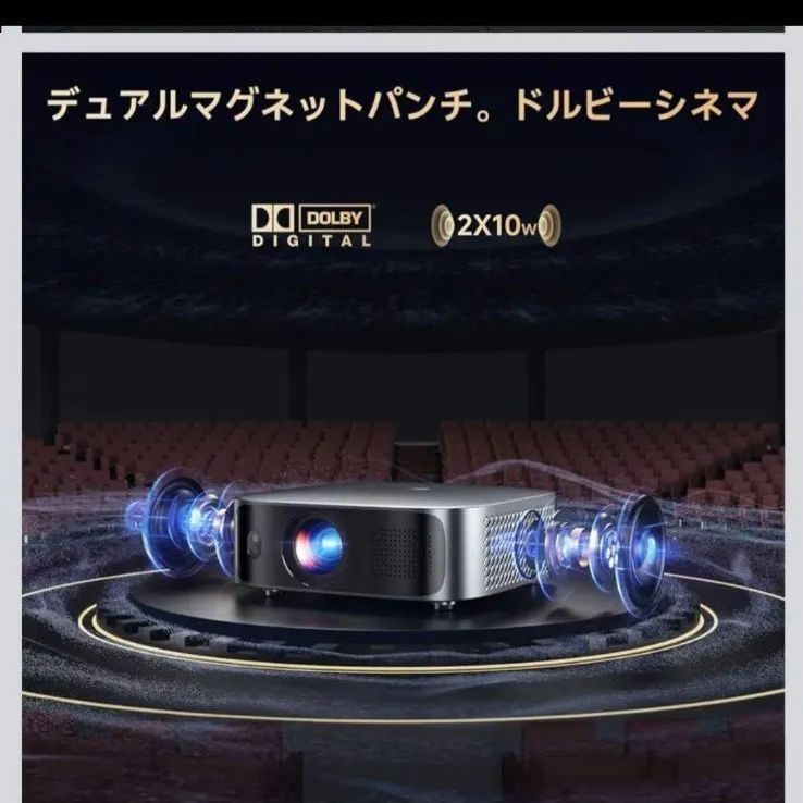 プロジェクター 家庭用 小型 1200Ansi 4K対応 大画面 軽量 グレー テレビ・映像機器 iSinbox プロジェクター 家庭用 小型 1200Ansi 4K対応