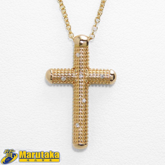ダミアーニ DAMIANI メトロポリタン クロス ネックレス 750 ピンクゴールド ダイヤモンド 20062160 十字架 24r375 Metropolitan Cross Necklace K18 Pink G Diamond