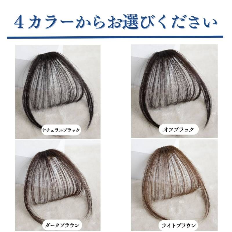 前髪ウィッグ ポイントウィッグ ブラック ブラウン ウィッグ クリップ