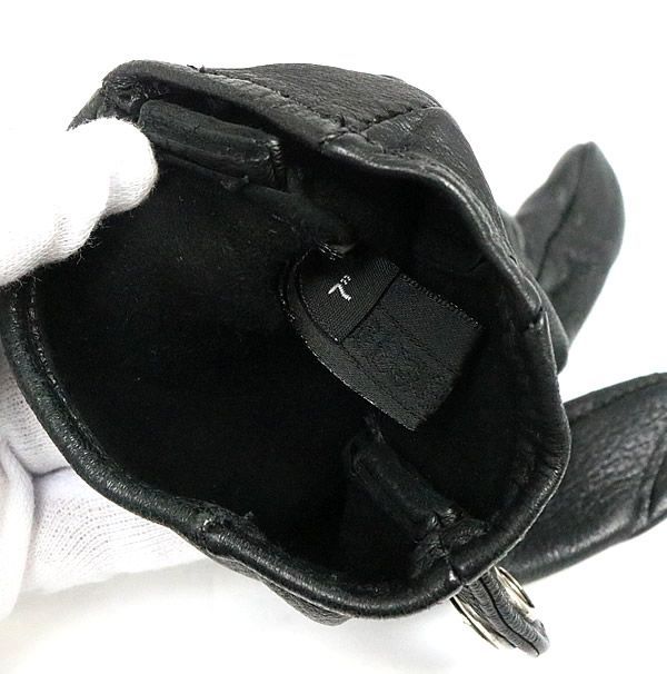 銀座店 クロムハーツ CHROME HEARTS ホースシュー ボタン レザー