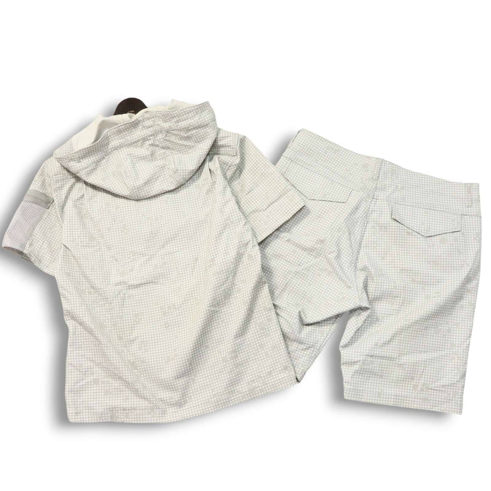 AVIREX P.D.W. 半袖 タクティカル フード シャツ ブラック迷彩