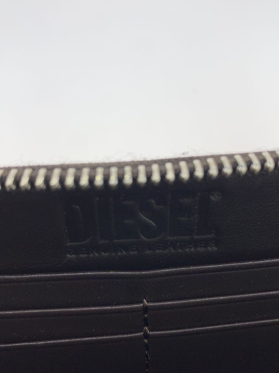 DIESEL 長財布 レザー ブラウン メンズ