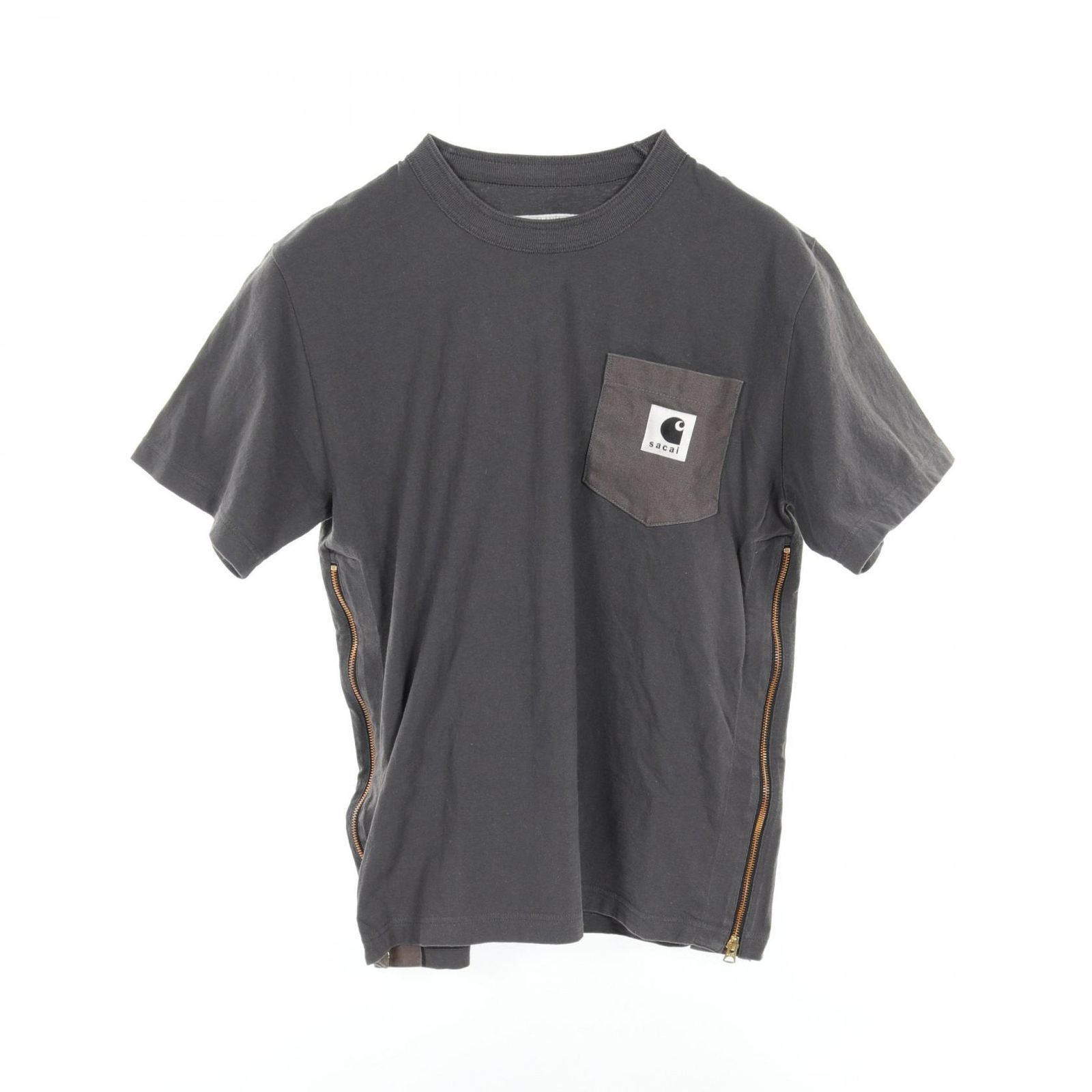 サカイ Sacai カットソー Sacai × carhartt WIP T-Shirt 24‐0725S グレー コットン Tシャツ メンズ Used B