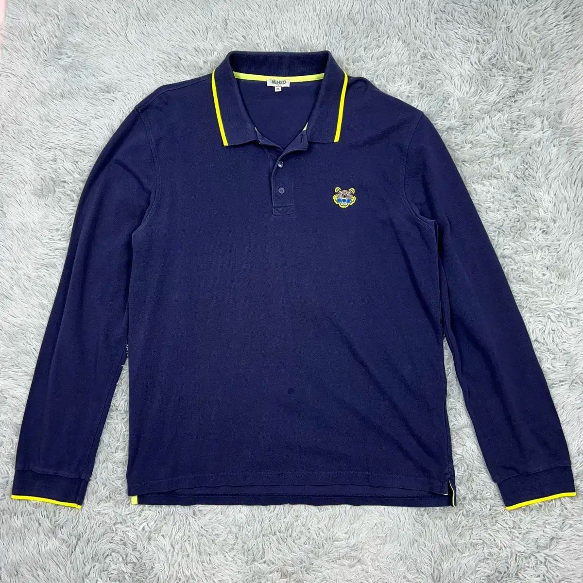 KENZO　GOLF　メンズ長袖シャツ ケンゾーゴルフ 90s オールド 長袖 タートルネック フリース Tシャツ 1