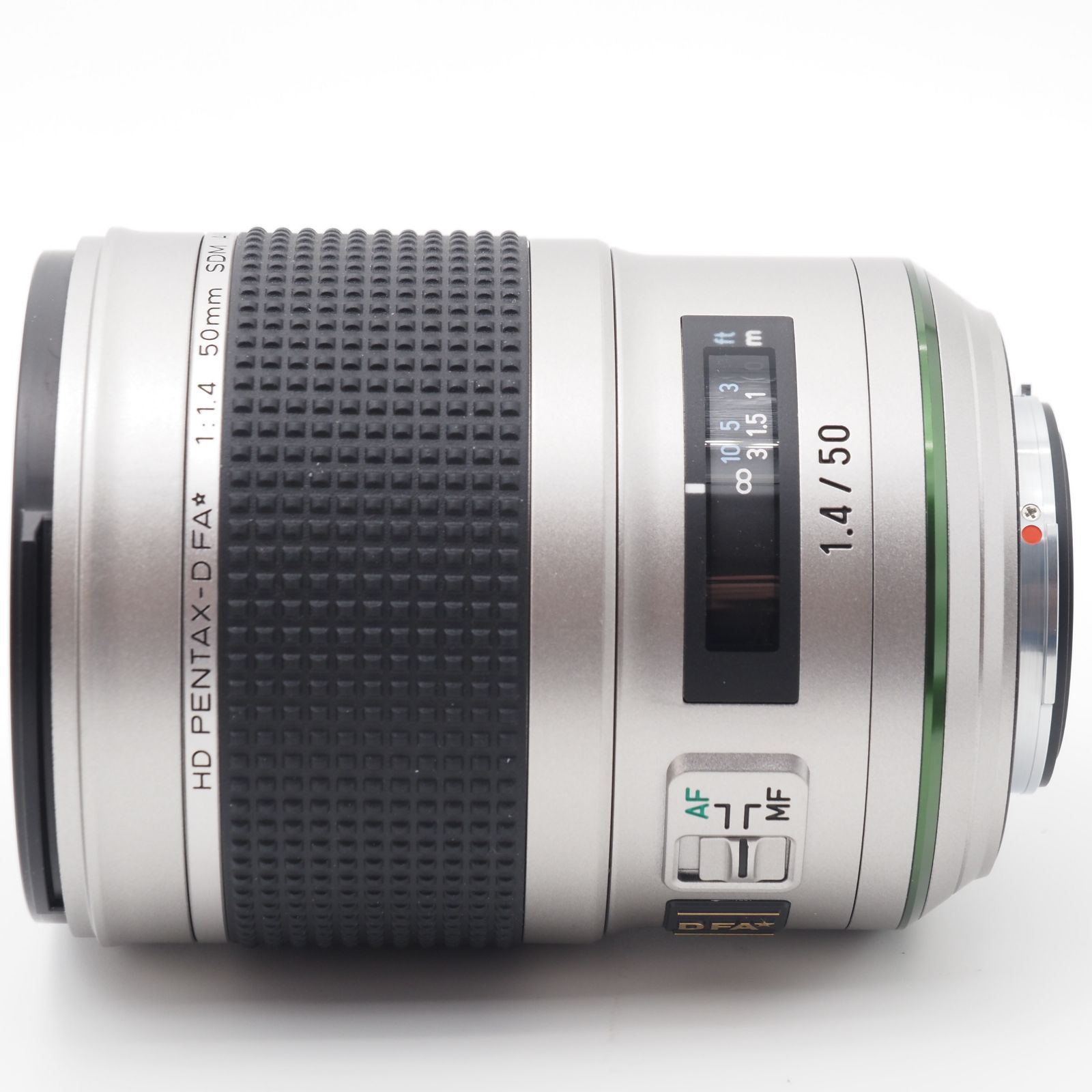 101374☆ほぼ新☆HD PENTAX-D FA50mmF1.4 SDM AW Silver Edition-