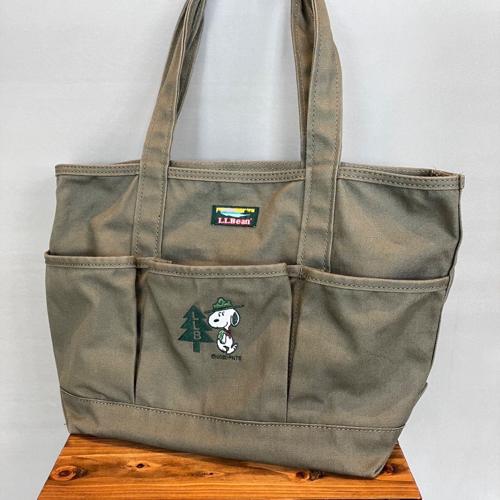 初売りセール L.L.Bean エルエルビーン キャンバストートバッグ スヌーピー バッグ