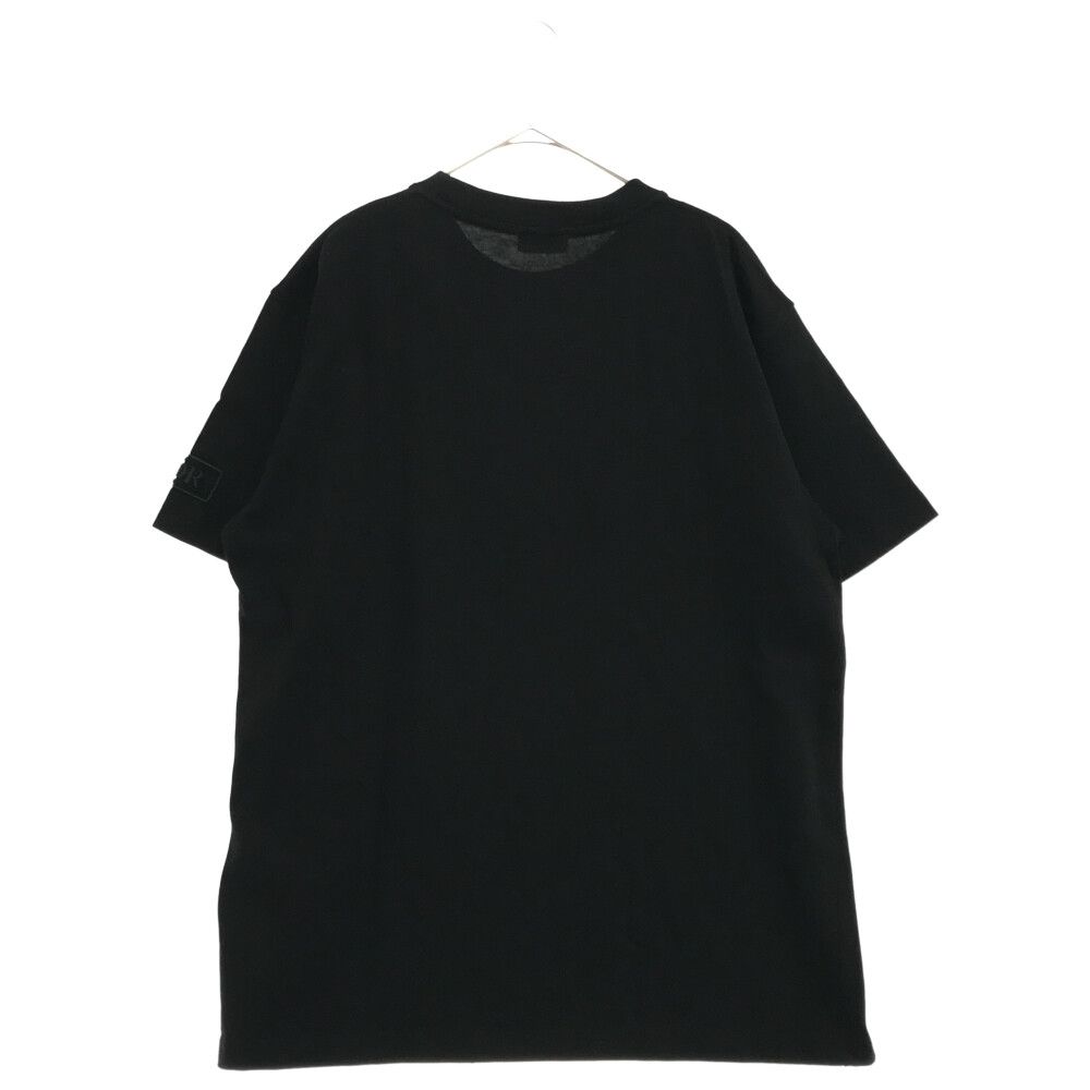 Dior ブラック Tシャツ 半袖 DIOR (ディオール) 20SS アームロゴパッチ 半袖Tシャツ