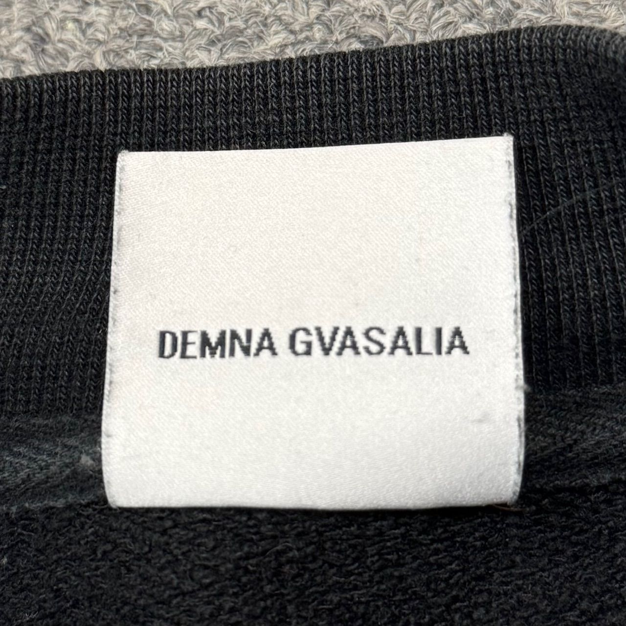 VETEMENTS 17AW 刺繍ロゴ　ベースボールロゴ　スウェットトレーナー VETEMENTS 17AW 刺繍ロゴ ベースボールロゴ スウェットトレーナー