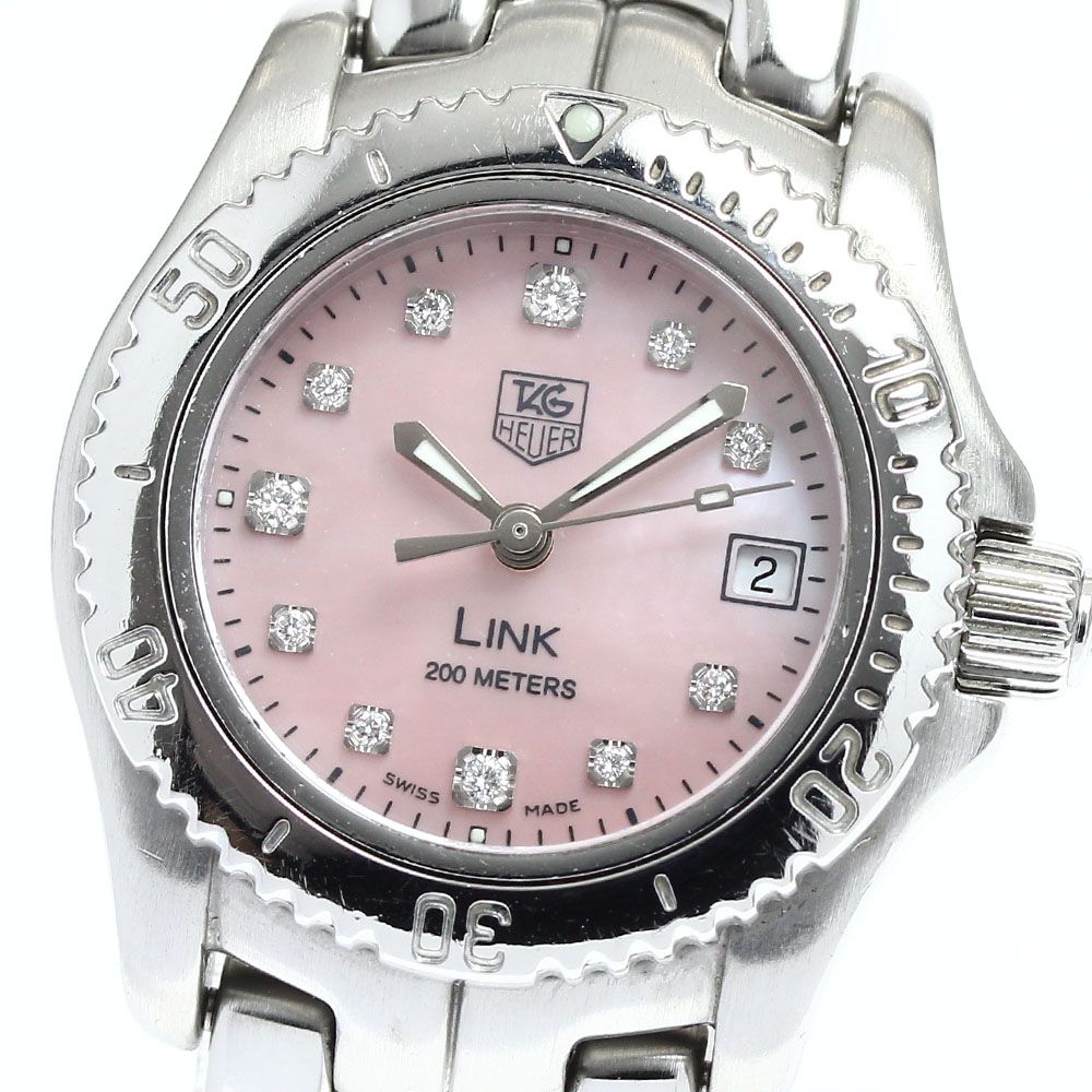 タグホイヤー　TAG HEUER レディース タグホイヤー TAG HEUER WT141Q.BA0560 リンク 11Pダイヤ デイト