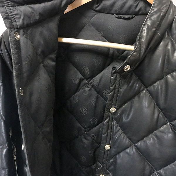 銀座店クロムハーツTEENAGE KICKSレザーダウンJVP M 91058